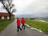  Blick auf die kurze Wanderstrecke 