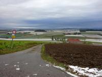 der Blick zurck auf die Wanderstrecke am Rabenberg 