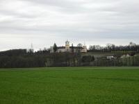  nochmals der schne Fernblick zum Schloss Tillysburg 