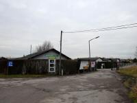 Blick zum Gebude des Gartenverein Wagram Nord mit der K+L 