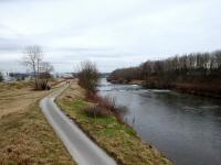  Blick von der Brcke flussaufwrts 