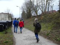  Blick auf die Wanderstrecke in der Nhe des Bahnhofs 