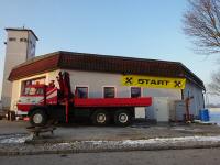  Blick zum FF-Haus ist Start- Zielgebude 