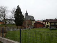 Blick zur Kath. Filialkirche hl. Martin in Innerochsenbach 