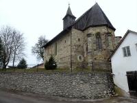 Blick zur Kath. Filialkirche hl. Martin in Innerochsenbach 