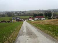 der Blick zurck ber Kntzling und nach Oberleiten und dt 