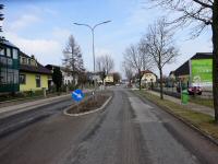 Wanderroute entlang der Hauptstrae (L95) in Ferschnitz zum Ziel 