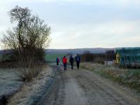 Wanderroute durch die Riede Edelfeld bei Kotzendorf 