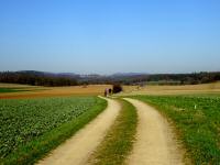 Fernblick ber die Wanderstrecke nach Etzmannsdorf am Kamp 