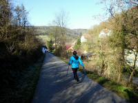  Blick auf die Wanderstrecke bei Kamegg 