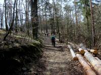  Blick auf die Wanderstrecke 