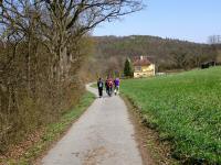  Wanderroute auf dem Kamptalweg nach Kamegg 