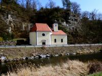 Blick zur Wallfahrtskapelle Maria Brndl (Brndl-Kapelle) 