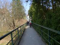  Blick auf die Wanderstrecke kurz nach der Brcke 