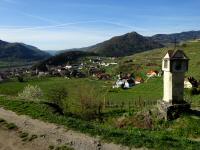 der sehr schne Fernblick vom "Rotem Tor" nach Spitz an der Donau 