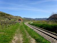 Wanderroute entlang der Wachaubahn nach Wsendorf in der Wachau 