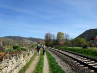 Wanderroute entlang der Wachaubahn nach Joching 