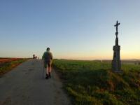  Blick auf die Wanderstrecke beim Bitterman-Kreuz  