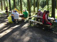  Marathonis bei der Labestelle "Predigtstuhl" 