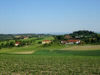  Fernblick nach Klaubing - zur Autobahnraststtte 