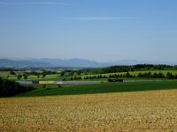 Herrlicher Fernblick ber die A1 zu den Obersterr. Voralpen 