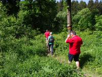  Blick auf die Wanderstrecke 