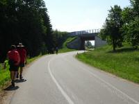  Wanderroute auf der L6017 nach Prasdorf 