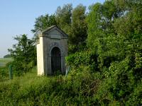 Blick zum Grafenmarterl - Gedenksttte von Grav Johann Ernst Hayos- Sprinzenstein 