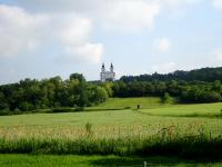  schner Fernblick zur Basilika Maria Dreieichen 