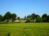  Blick zur Brcke ber den Michelbach bei Plosdorf 