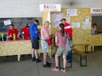 Marathonis in der LKW-Halle der Fa.Kickinger - Start/Ziel  + 4.K+L