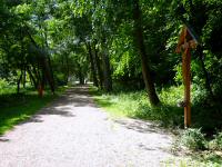  schnes Wegkreuz im Stadtpark 