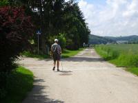  Blick auf die Wanderstrecke bei Blindorf  