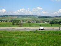  schner Fernblick ber die A1 nach Lanzendorf 