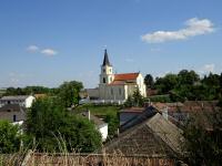 nochmals der Blick zur Kath. Filialkirche hll. Philipp und Jakob in Glaubendorf 