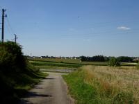  Fernblick ber die Wanderstrecke nach Ziersdorf 