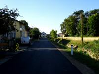 Wanderroute auf der Roterdstrae (L1221) in Glaubendorf 