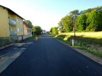 Wanderroute auf der Roterdstrae (L1221) in Glaubendorf 