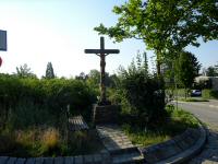 Blick zum Wegkreuz - Scheidewegkreuz- "Am Bisamberg und Fillenbaumgasse"