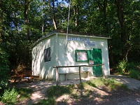 Blick zum Sttzpunkt-Gebude der N Berg- und Naturwacht 