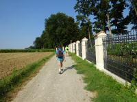 Wanderroute entlang des Garten des Schlosses Thalheim 