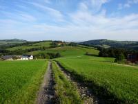 der schne Blick zurck auf die Wanderstrecke 