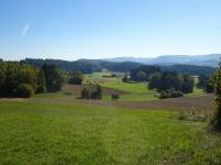 sehr schner Fernblick ber das Waldviertler Hochland