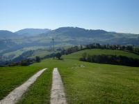 der imposante Blick zurck auf die Wanderstrecke 