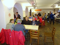  Wanderer im Zielraum - Gartenbaufachschule 