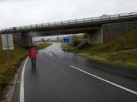  Wanderroute bei der Anschlussstelle Enns West 