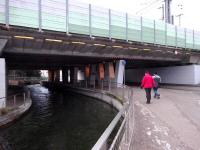 Wanderroute entlang des Mhlbachs bei der Westbahnunterfhrung