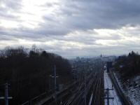  Blick auf die Westbahn Richtung St. Plten 