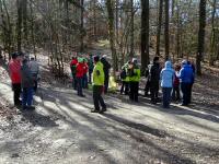  Wanderer bei der 2. Labestelle 