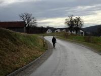  Wanderroute auf der L7150 nach Kuffarn 